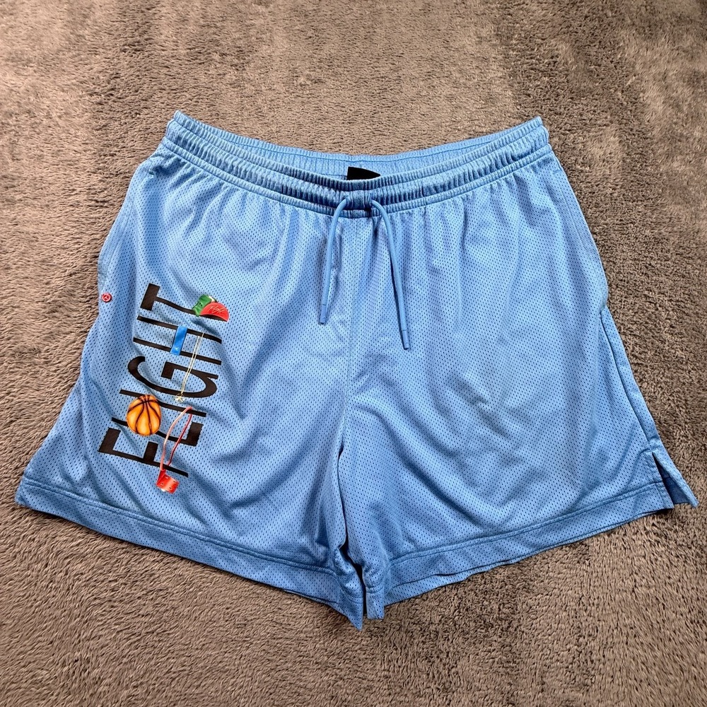 Jordan Artist Series Darien Birks Drift Shorts Baby Blue Mesh XXL Men's BBall